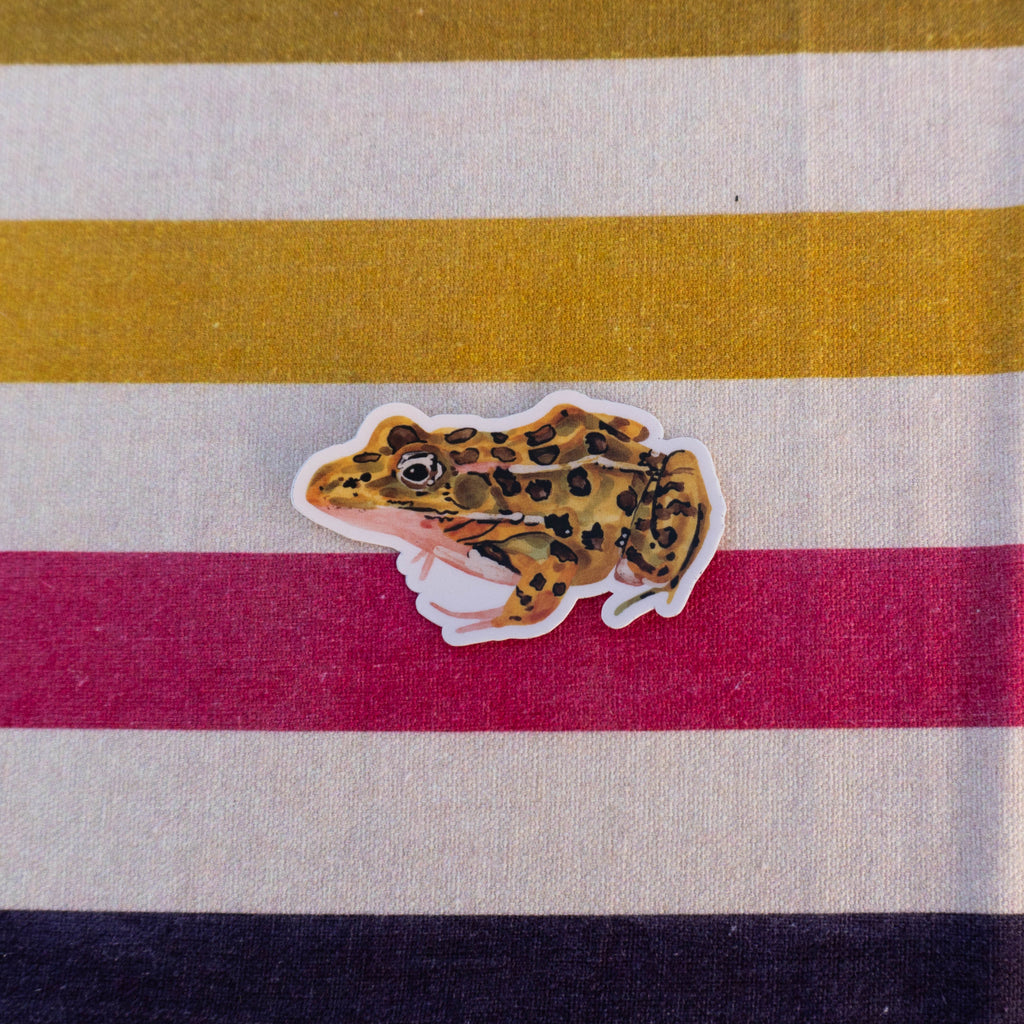 Northern Leopard Frog Sticker